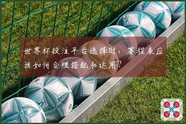世界杯投注平台选择时，赛程表应该如何合理搭配和运用？